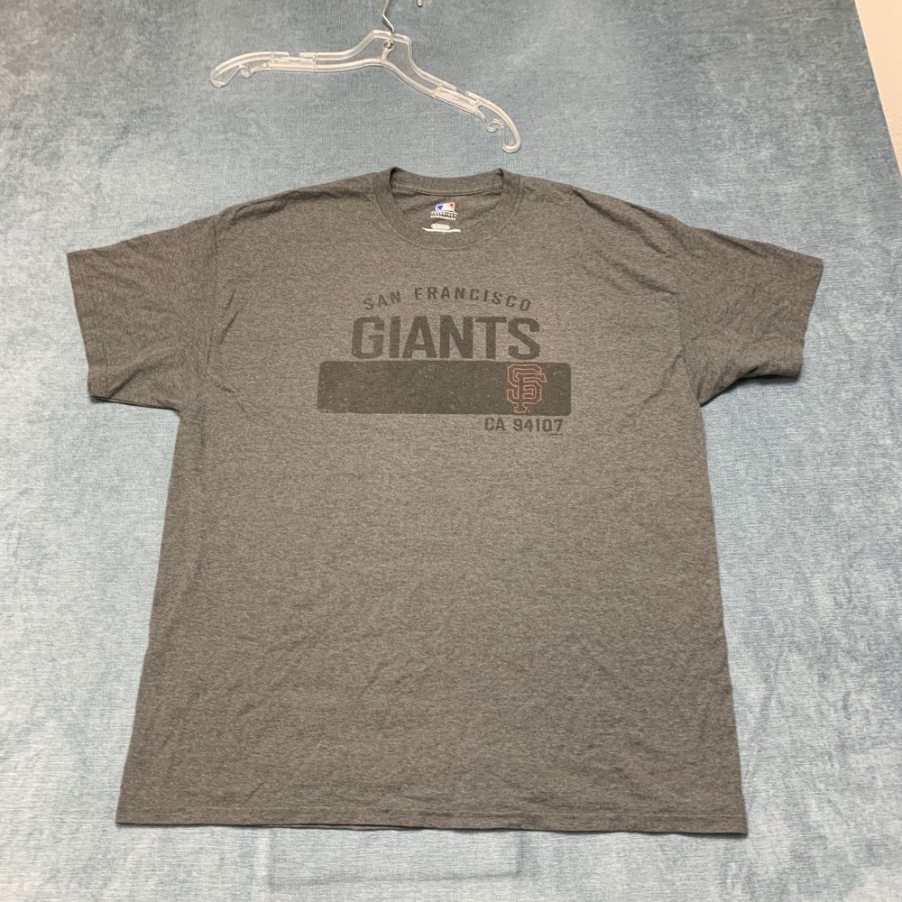 MLB Genuine Merchandise San Francisco Giants Baseball T Shirt Mens XL Gray